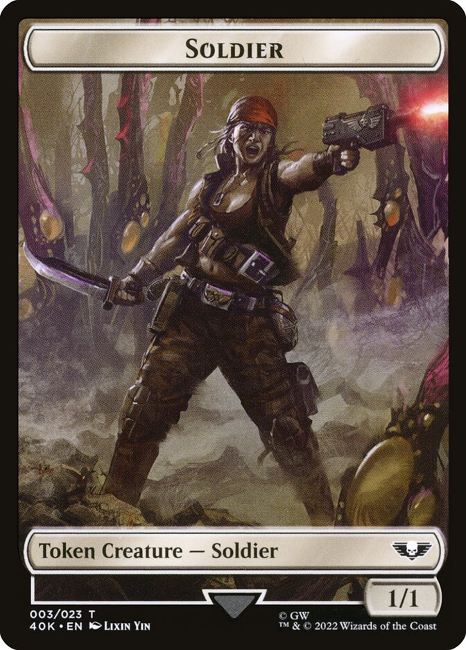 Soldier, Warhammer 40,000 Tokens · 003