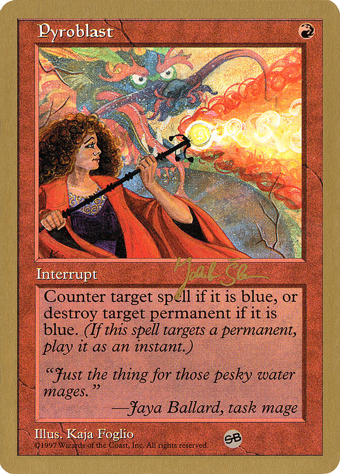 Pyroblast, World Championship Decks 1997 · js262sb