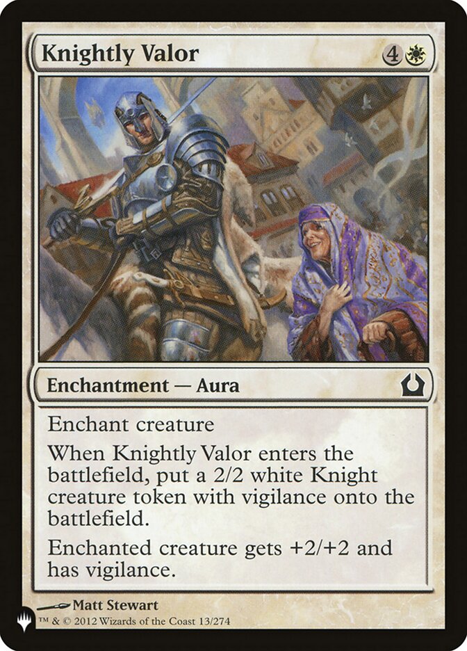 Knightly Valor, The List · rtr-13