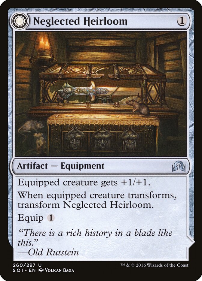 Neglected Heirloom // Ashmouth Blade, Shadows over Innistrad · 260/297