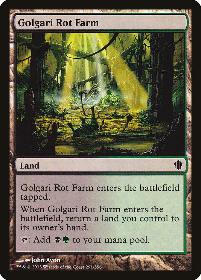 Golgari Rot Farm, Commander 2013 · 291/356