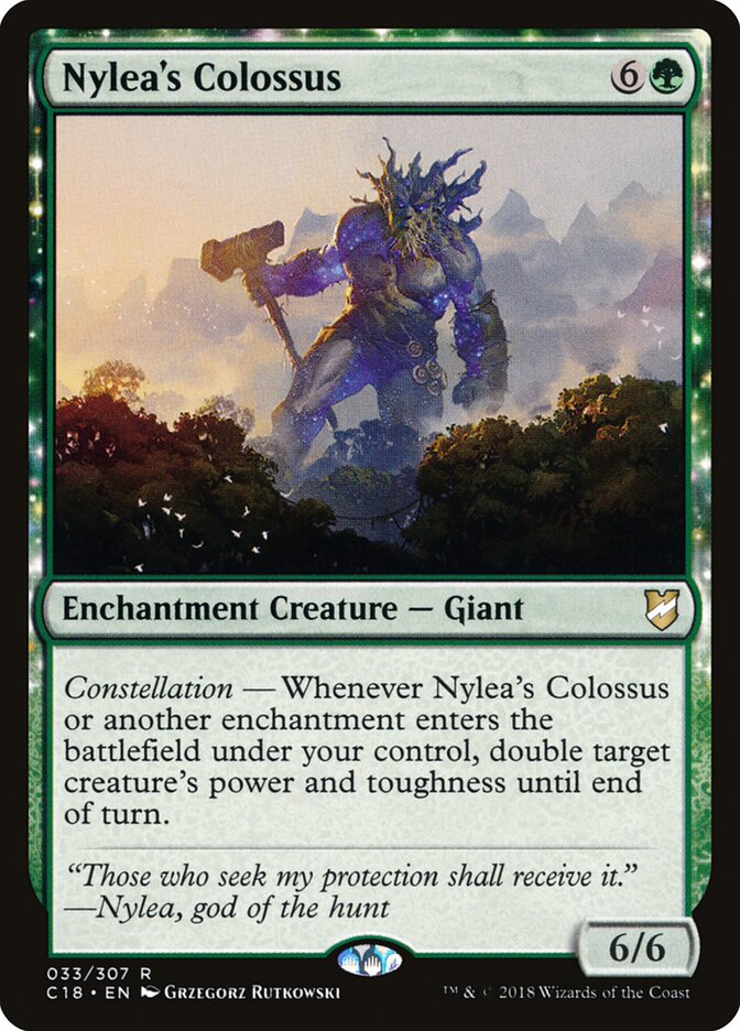 Nylea's Colossus, Commander 2018 · 033/307