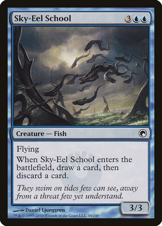 Sky-Eel School, Scars of Mirrodin · 44/249