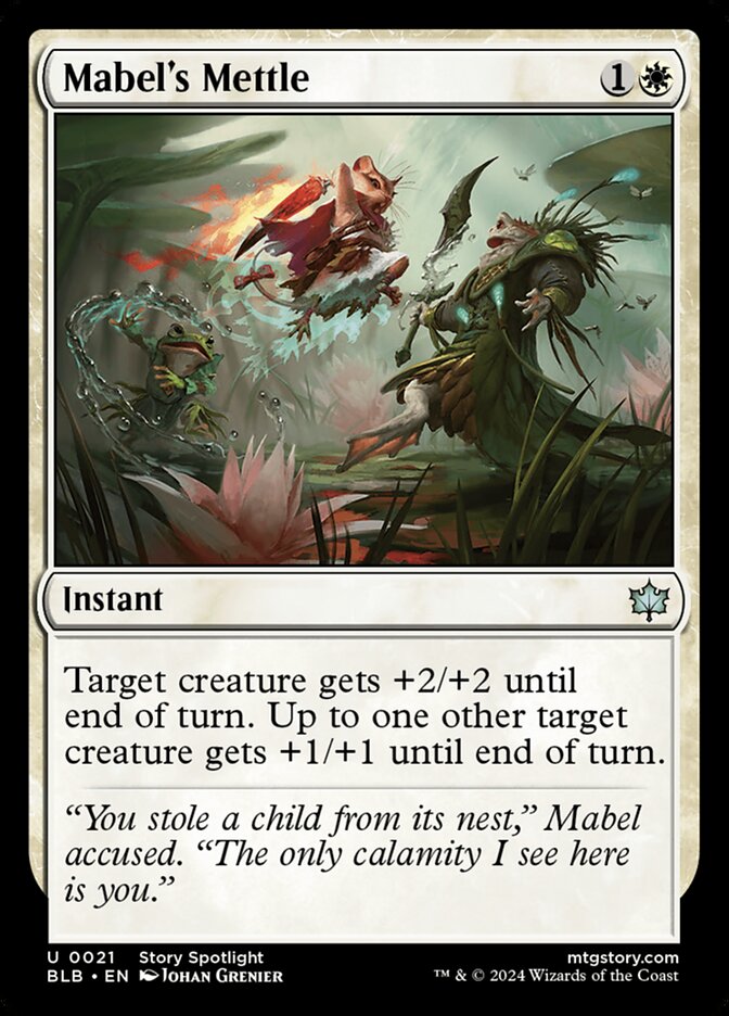 Mabel's Mettle, Bloomburrow · 0021