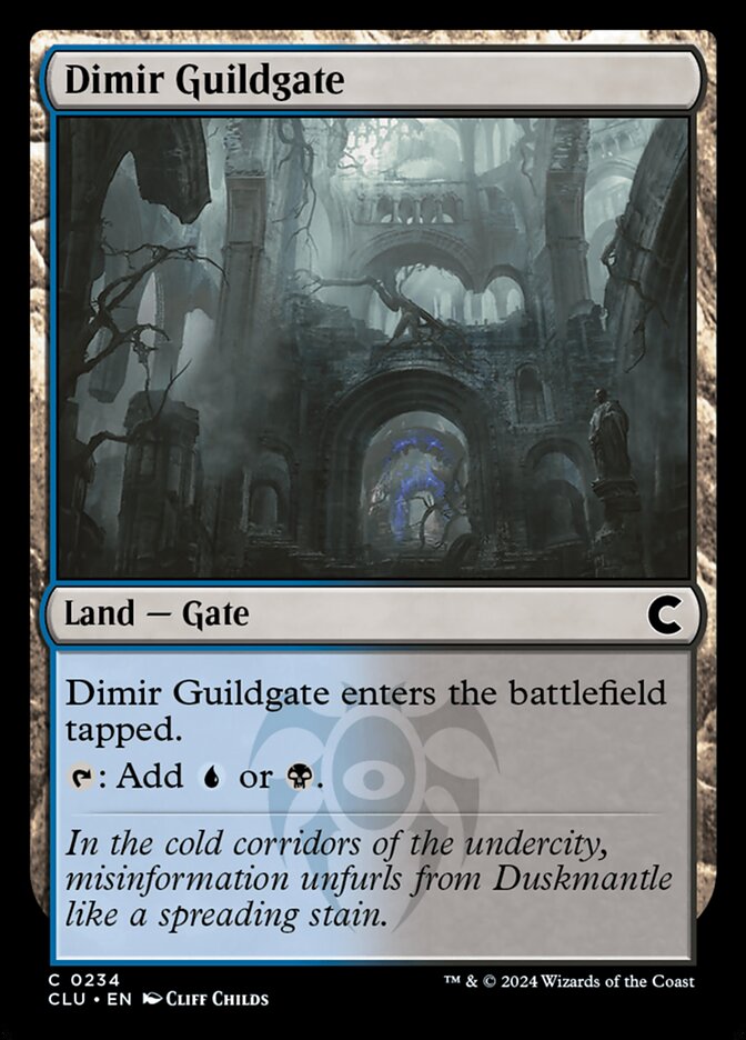 Dimir Guildgate, Ravnica: Clue Edition · 0234