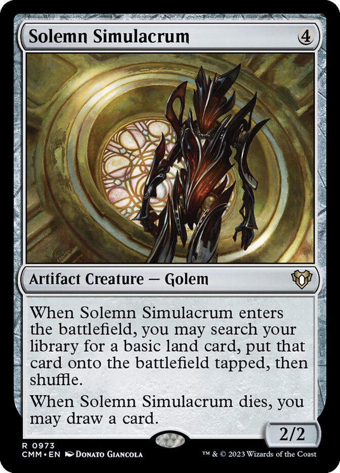 Solemn Simulacrum, Commander Masters · 0973