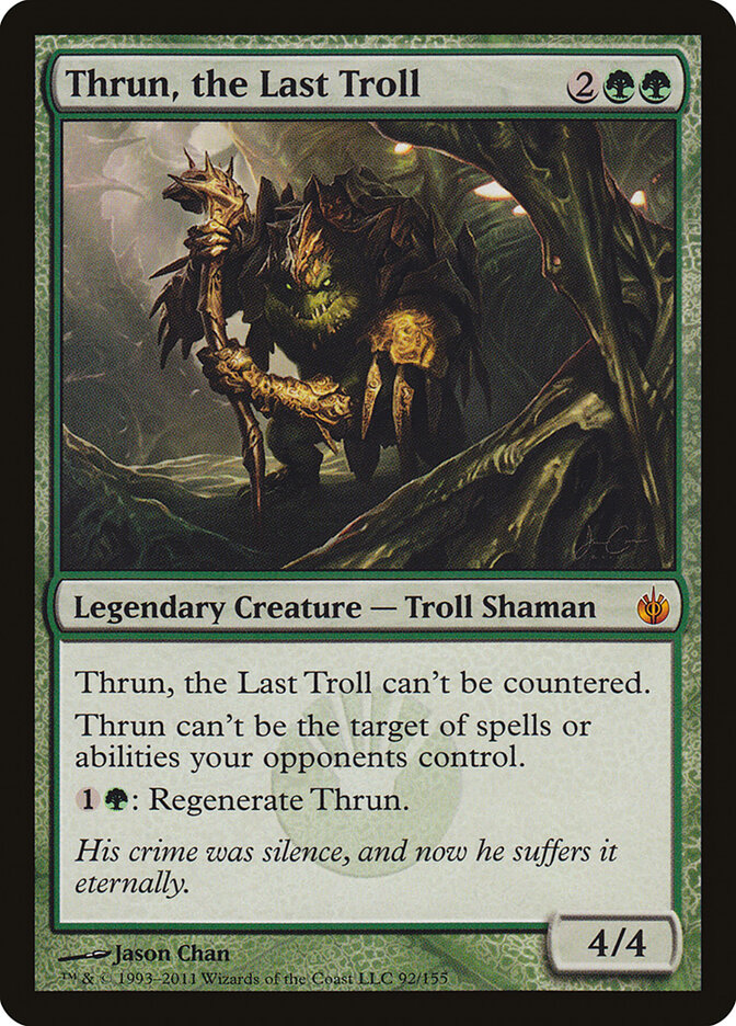 Thrun, the Last Troll, Mirrodin Besieged · 92/155