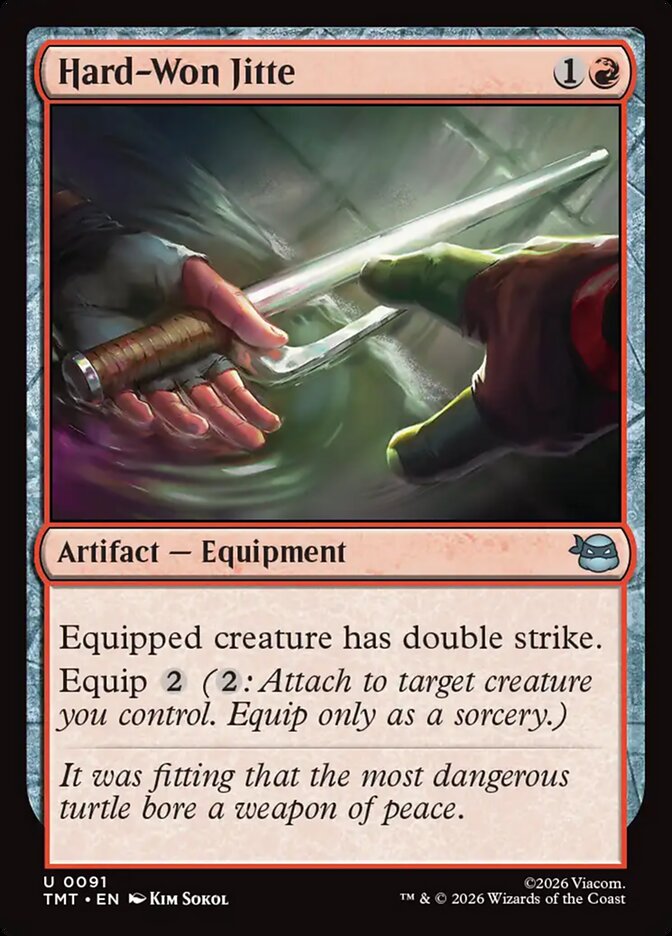 Hard-Won Jitte, Teenage Mutant Ninja Turtles · 0091
