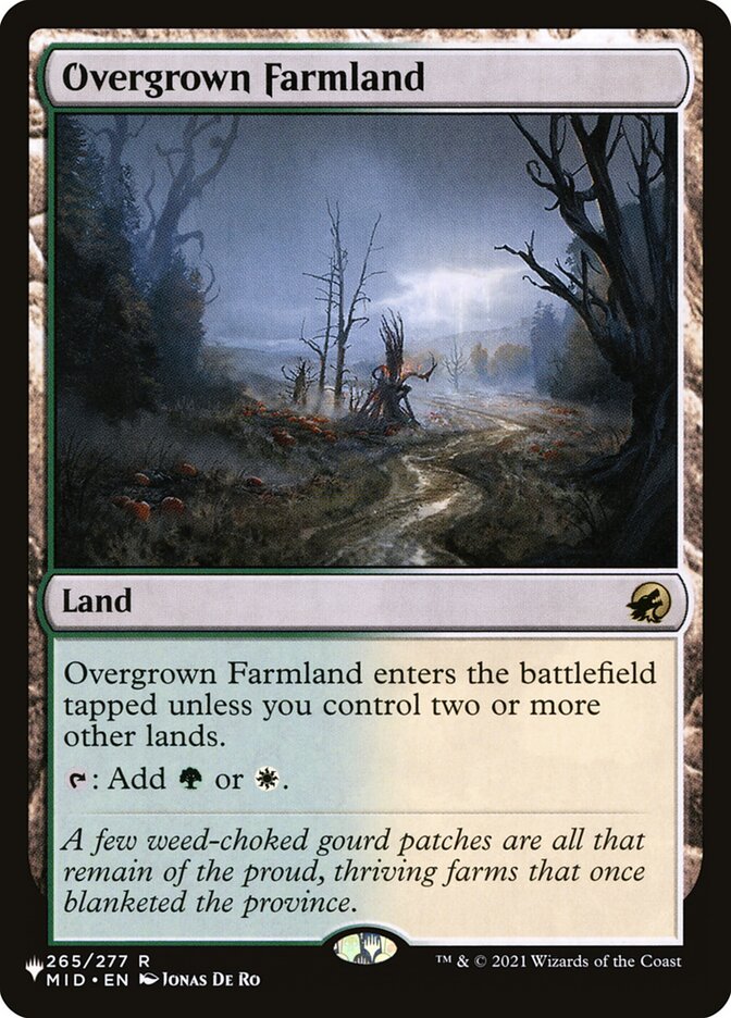 Overgrown Farmland, The List · mid-265