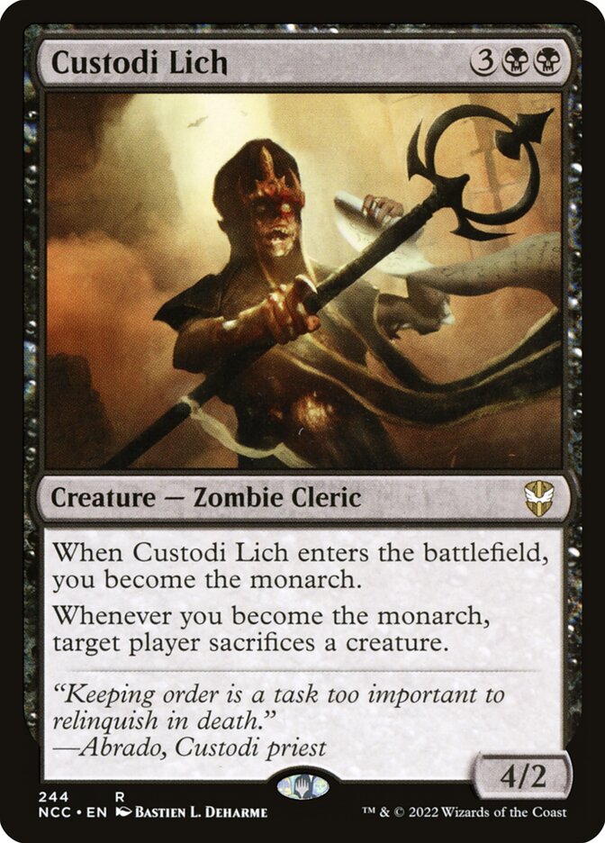Custodi Lich, New Capenna Commander · 244