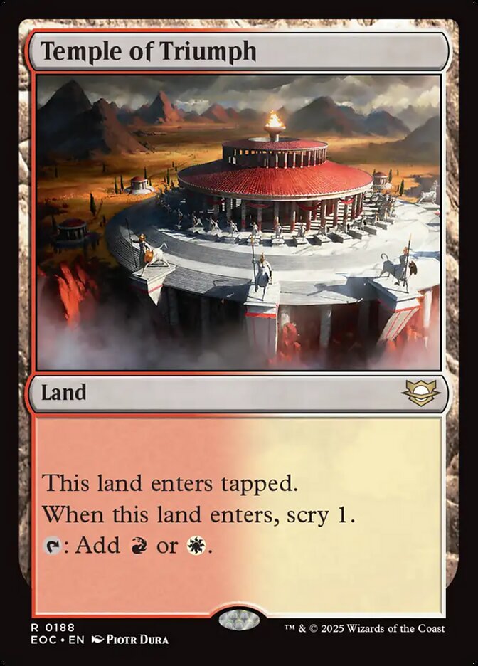 Temple of Triumph, Edge of Eternities Commander · 0188