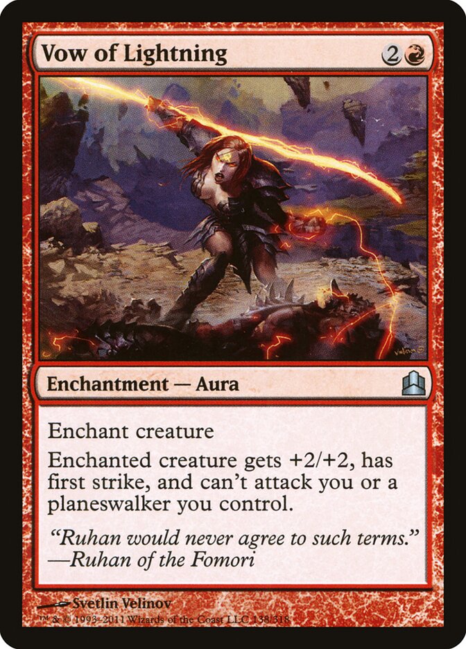 Vow of Lightning, Commander 2011 · 138/318