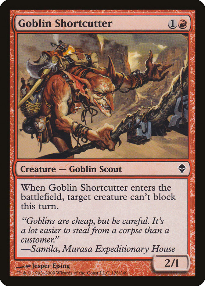 Goblin Shortcutter, Zendikar · 128/249