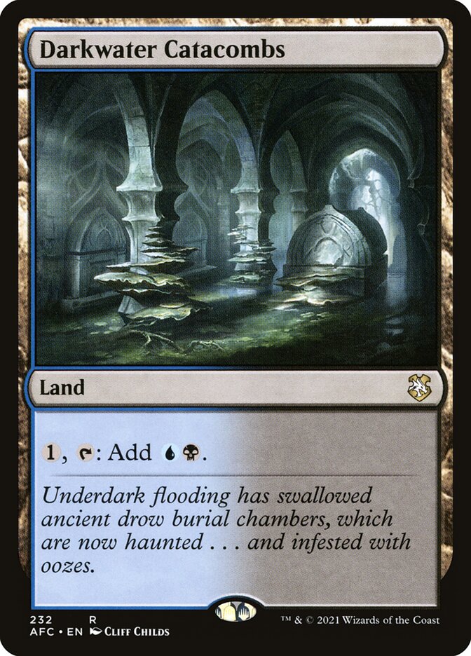 Darkwater Catacombs, Forgotten Realms Commander · 232