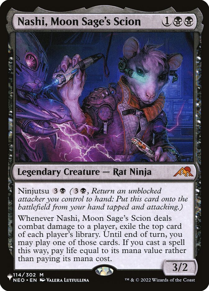 Nashi, Moon Sage's Scion, The List · neo-114