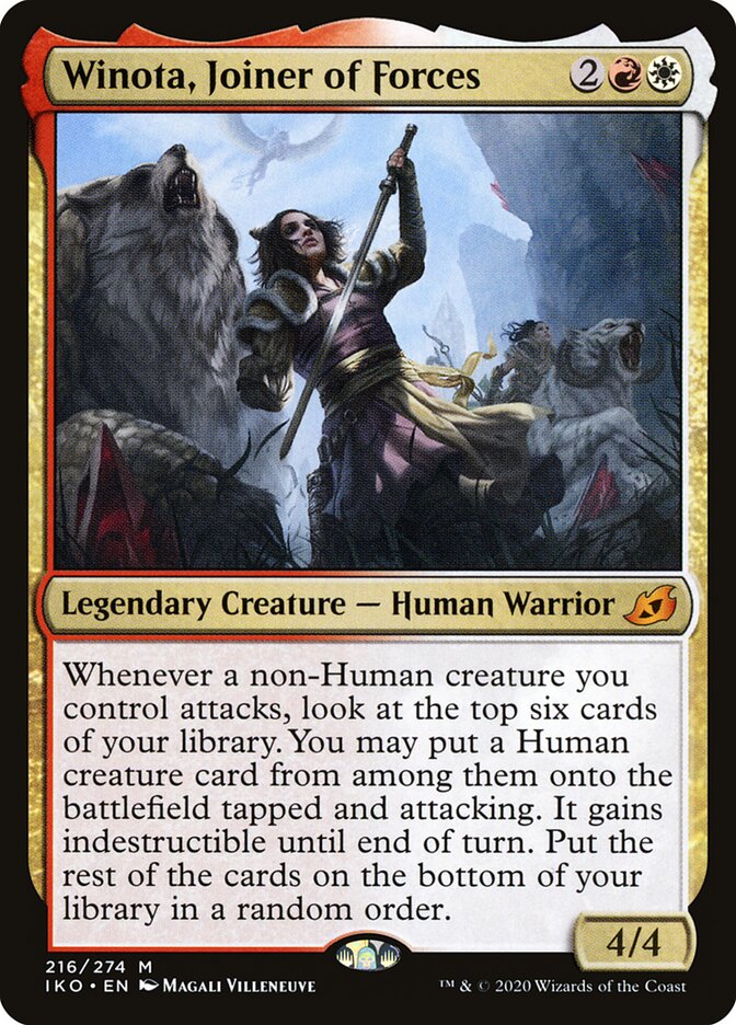 Winota, Joiner of Forces, Ikoria: Lair of Behemoths · 216/274
