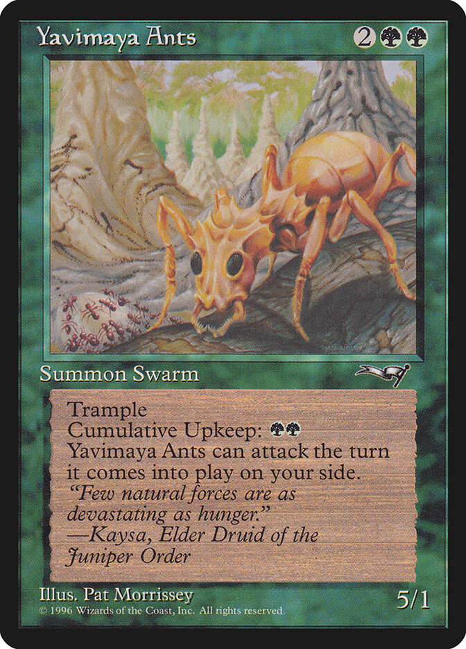 Yavimaya Ants, Alliances · 105