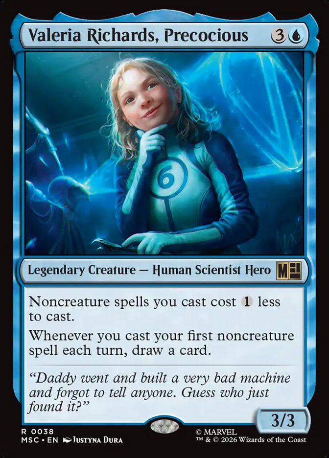 Valeria Richards, Precocious, Marvel Super Heroes Commander · 0038