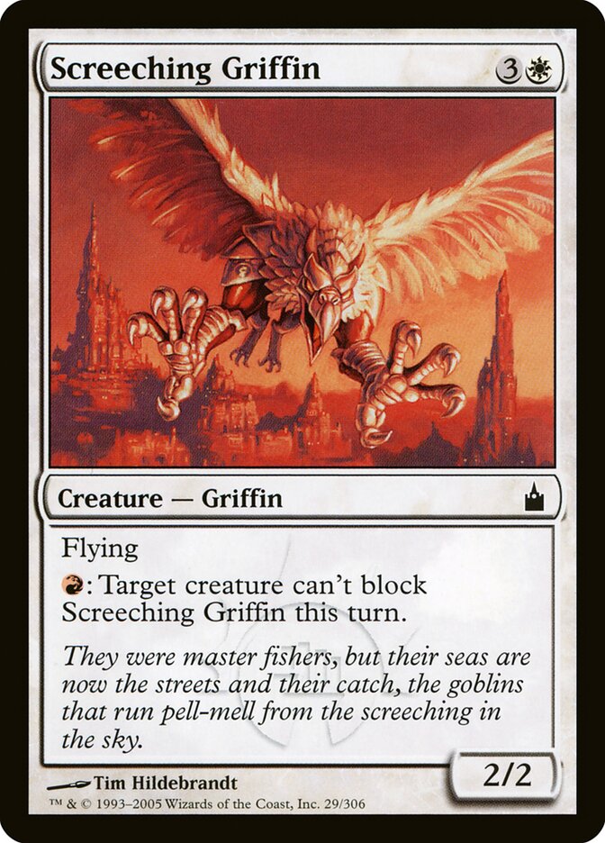 Screeching Griffin, Ravnica: City of Guilds · 29/306
