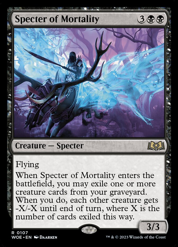 Specter of Mortality, Wilds of Eldraine · 0107