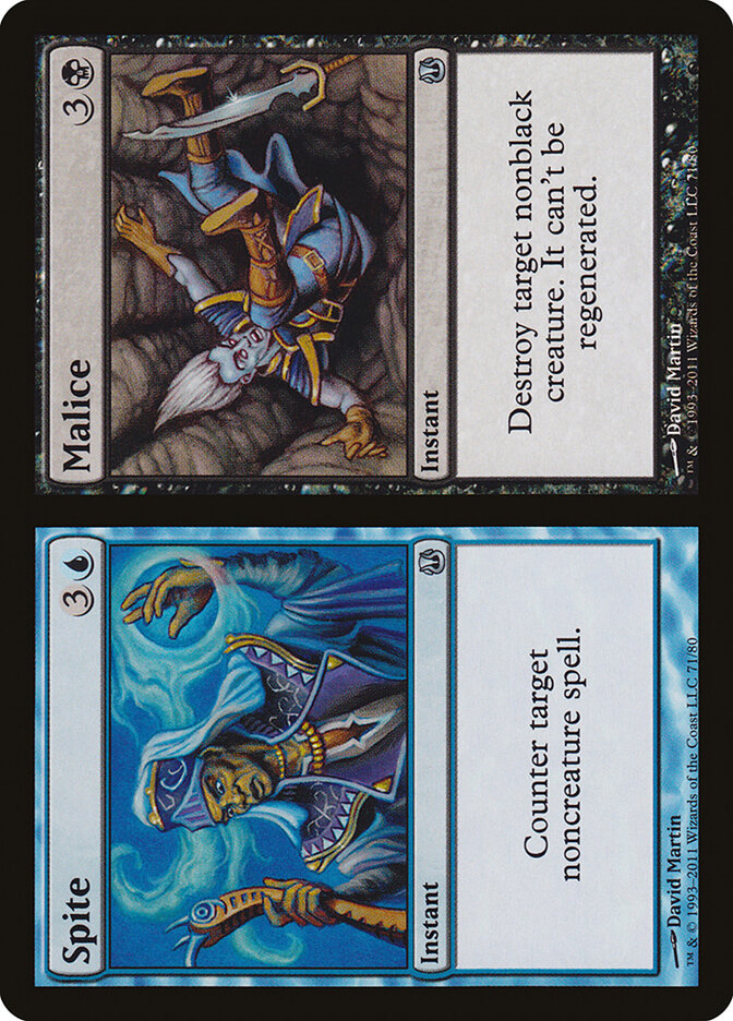 Spite // Malice, Duel Decks: Ajani vs. Nicol Bolas · 71/80
