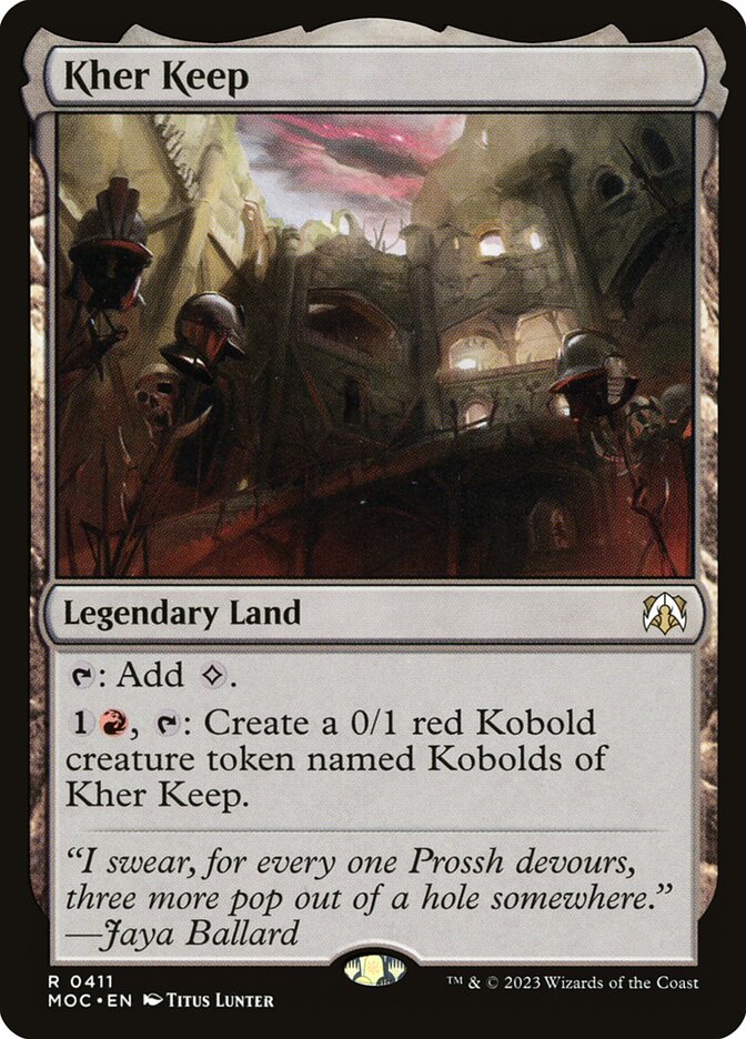 Kher Keep, March of the Machine Commander · 0411