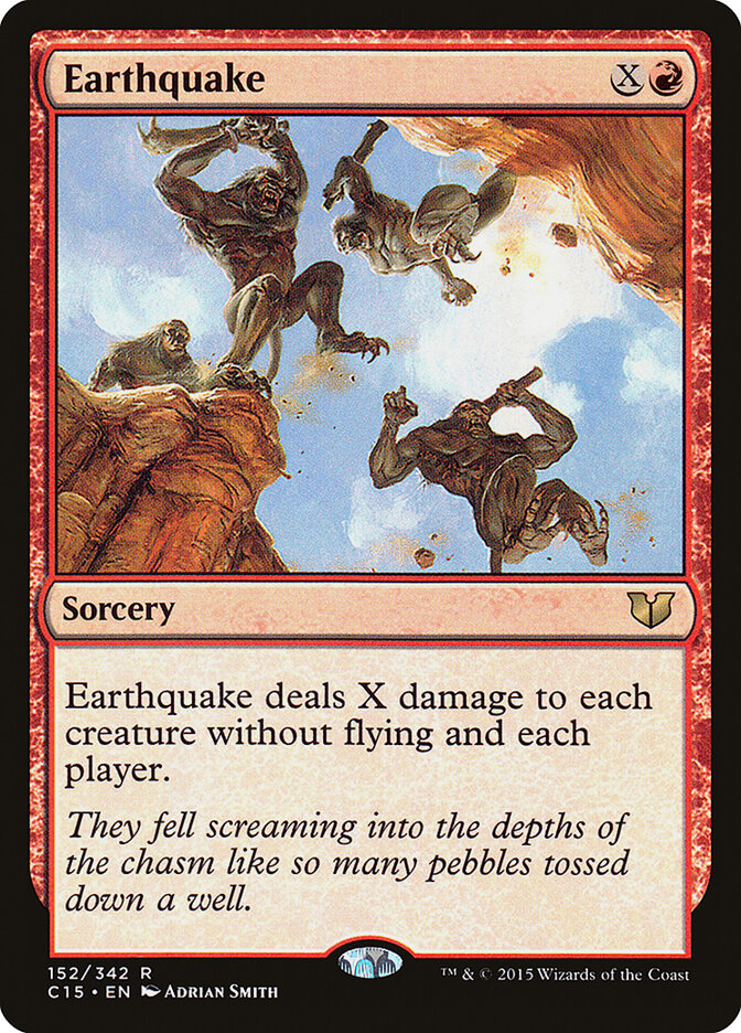 Earthquake, Commander 2015 · 152/342