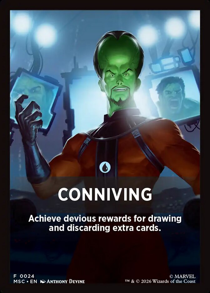 Conniving, Marvel Super Heroes Jumpstart Front Cards · 0024