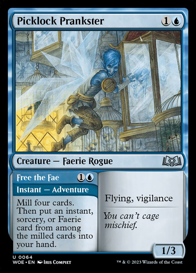 Picklock Prankster // Free the Fae, Wilds of Eldraine · 0064
