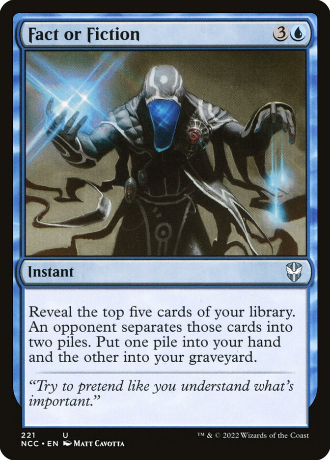 Fact or Fiction, New Capenna Commander · 221