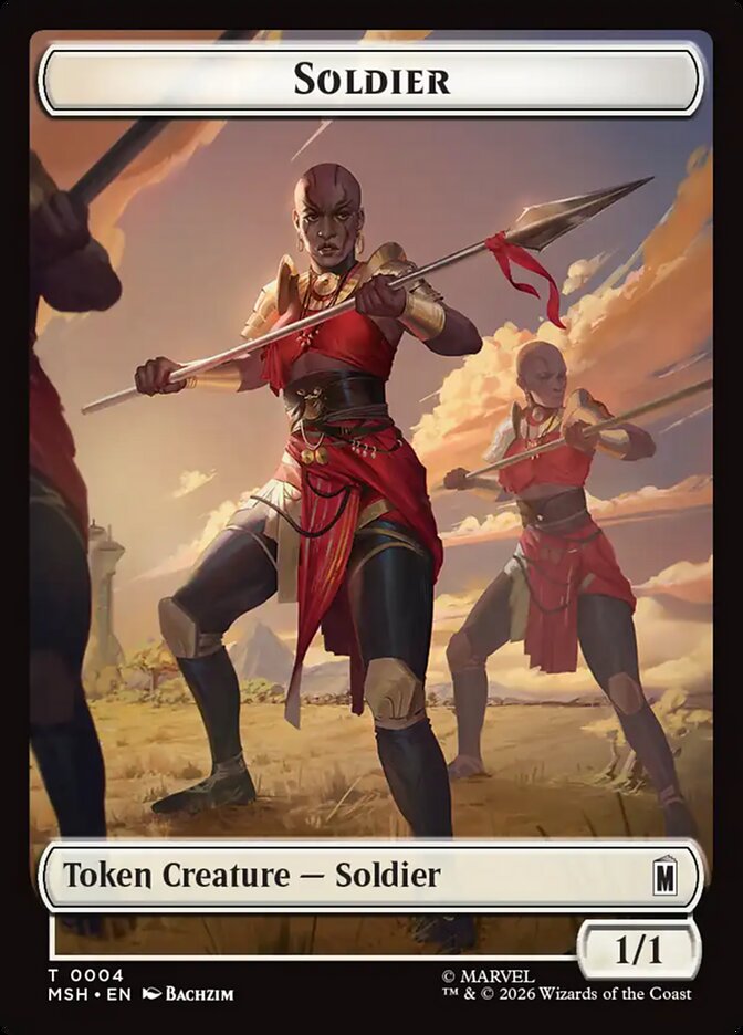 Soldier, Marvel Super Heroes Tokens · 0004