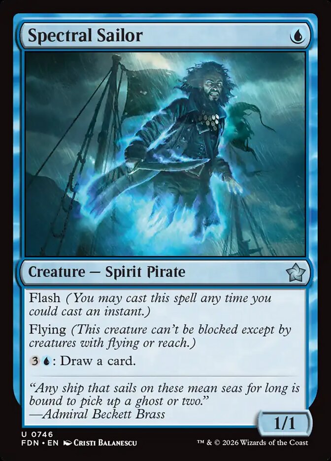Spectral Sailor, Foundations · 0746