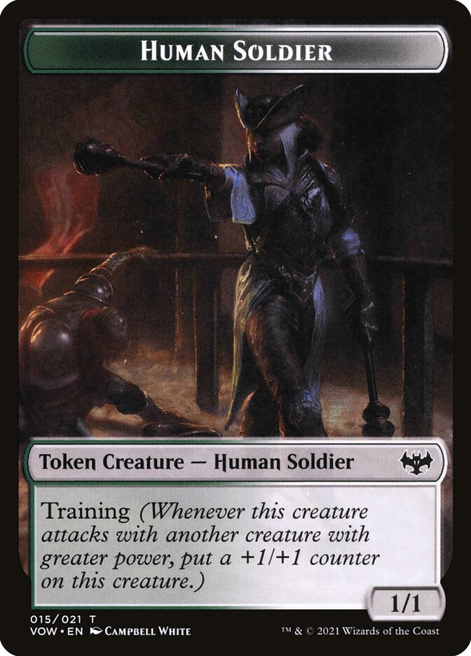 Human Soldier, Innistrad: Crimson Vow Tokens · 015