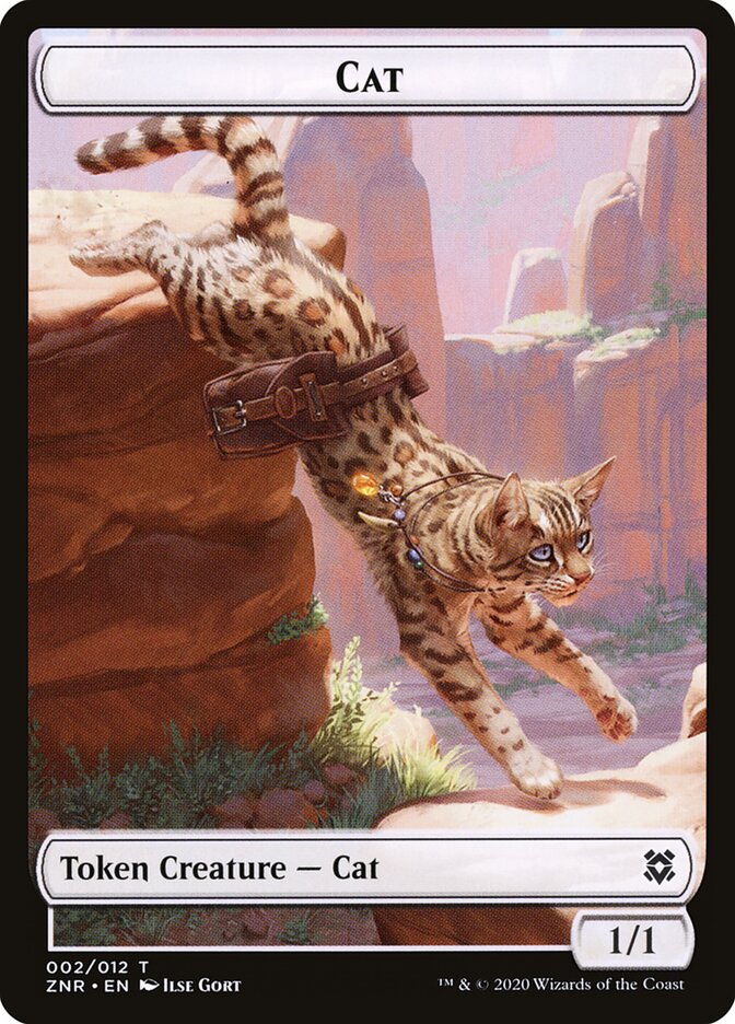 Cat, Zendikar Rising Tokens · 002