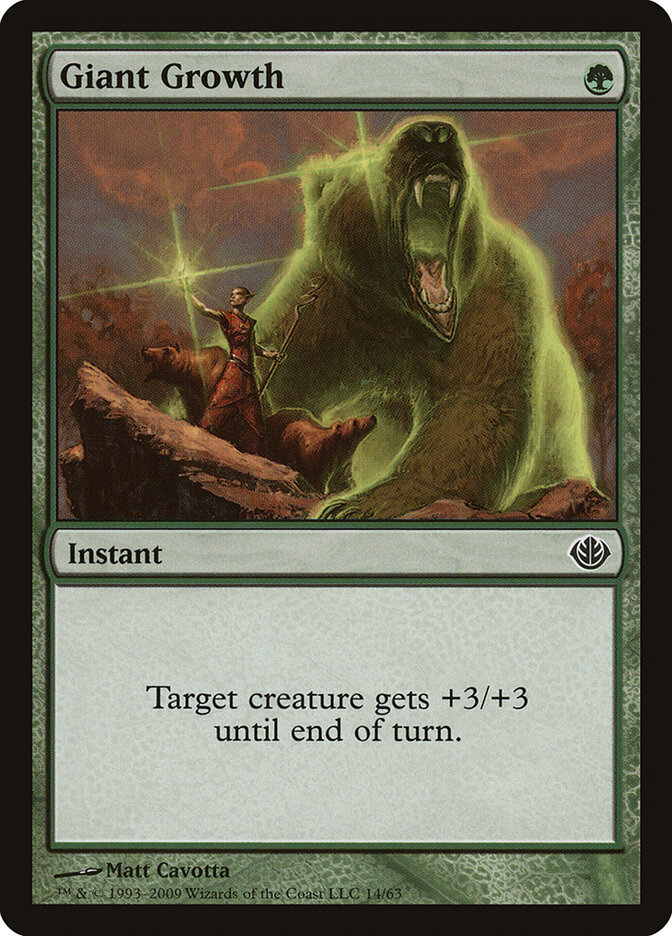 Giant Growth, Duel Decks: Garruk vs. Liliana · 14/63