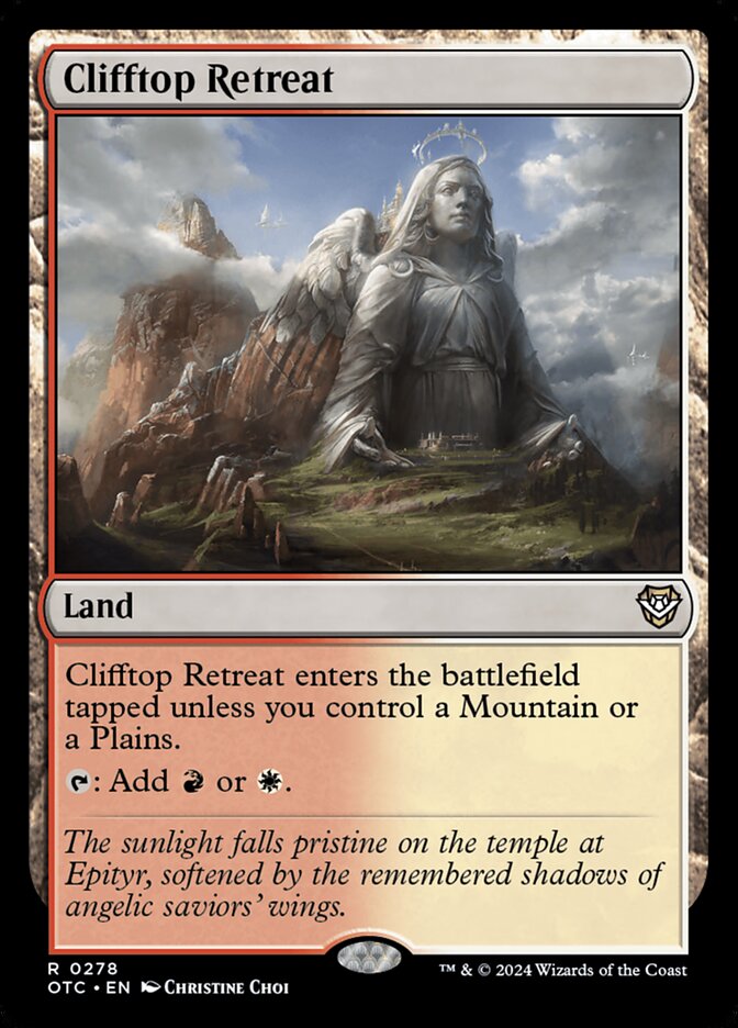 Clifftop Retreat, Outlaws of Thunder Junction Commander · 0278