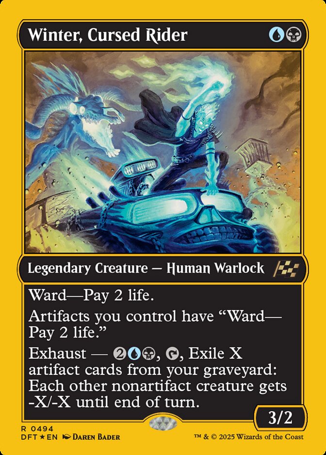 Winter, Cursed Rider, Aetherdrift · 0494