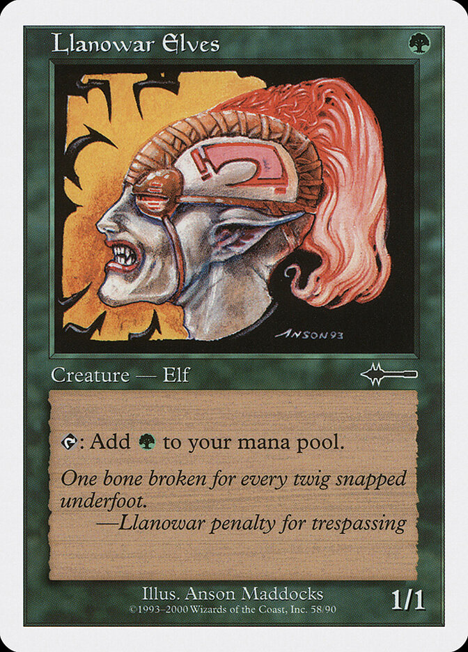 Llanowar Elves, Beatdown Box Set · 58/90