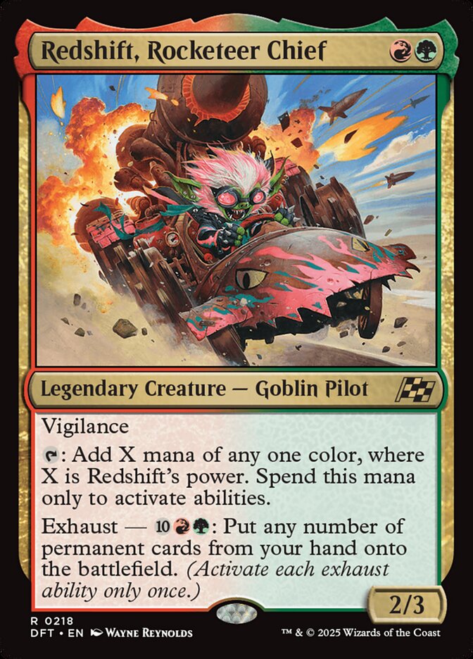 Redshift, Rocketeer Chief, Aetherdrift · 0218