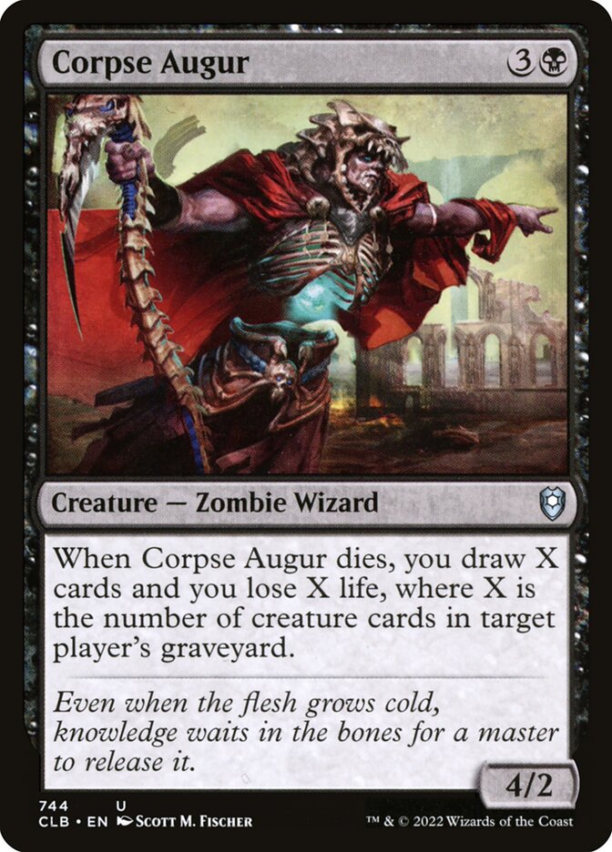 Corpse Augur, Commander Legends: Battle for Baldur's Gate · 744