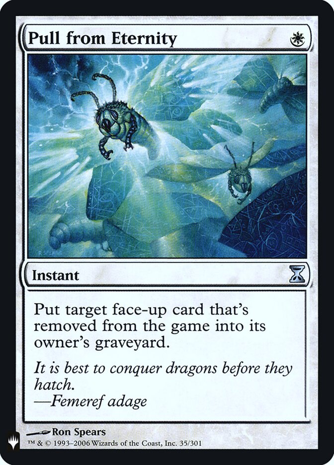 Pull from Eternity, The List · tsp-35