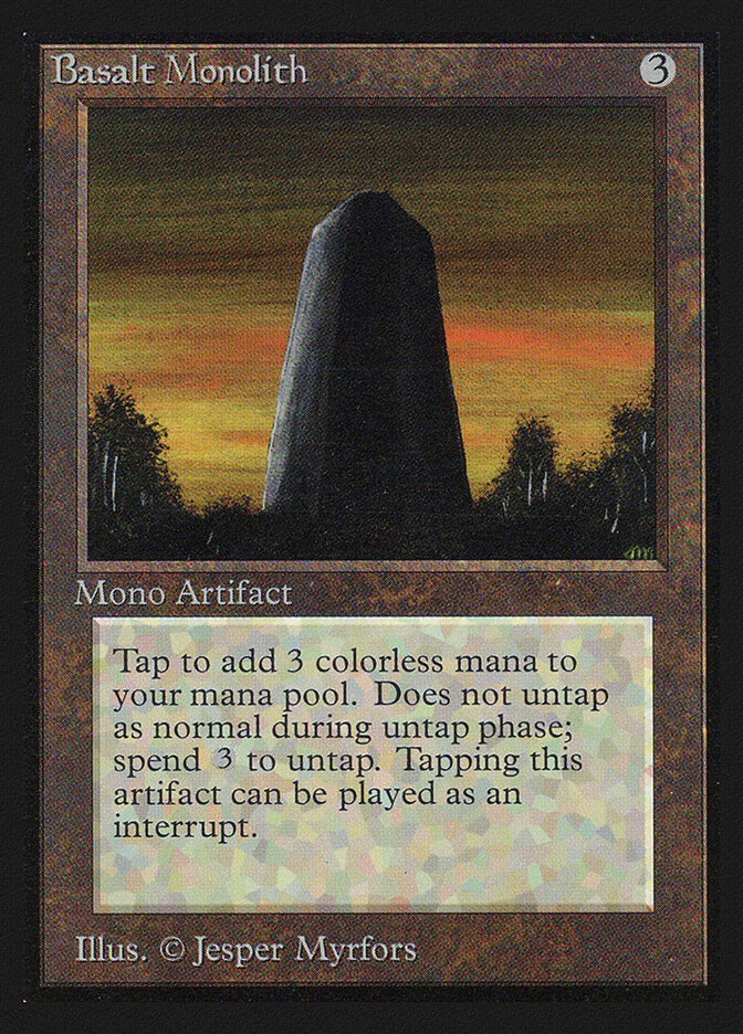 Basalt Monolith, Collectors' Edition · 232