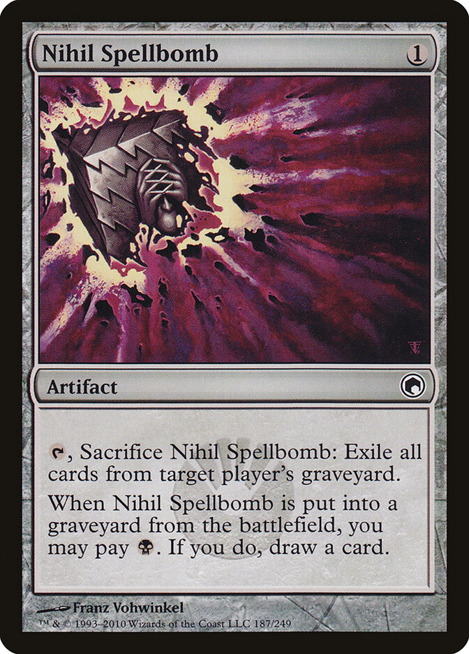 Nihil Spellbomb, Scars of Mirrodin · 187/249