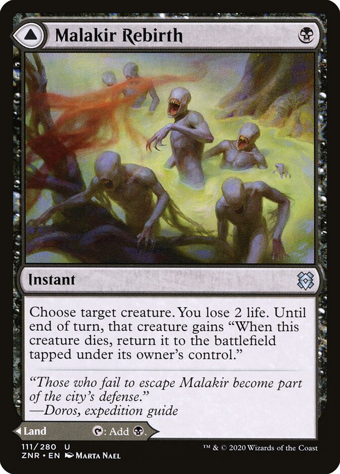 Malakir Rebirth // Malakir Mire, Zendikar Rising · 111/280