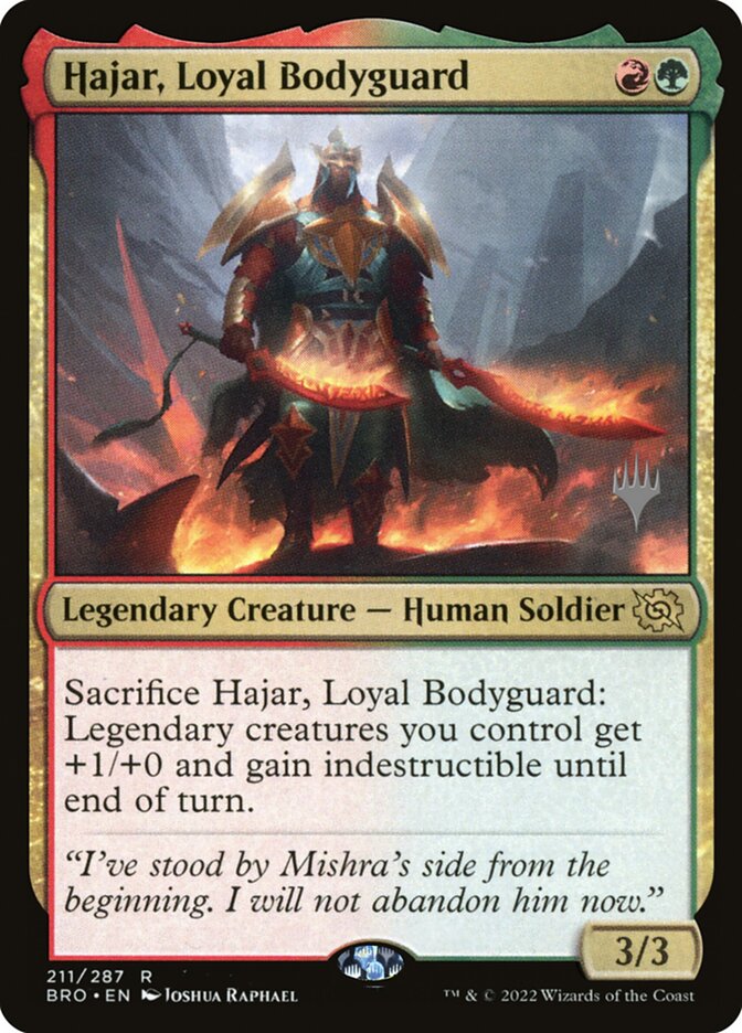Hajar, Loyal Bodyguard, The Brothers' War Promos · 211/287
