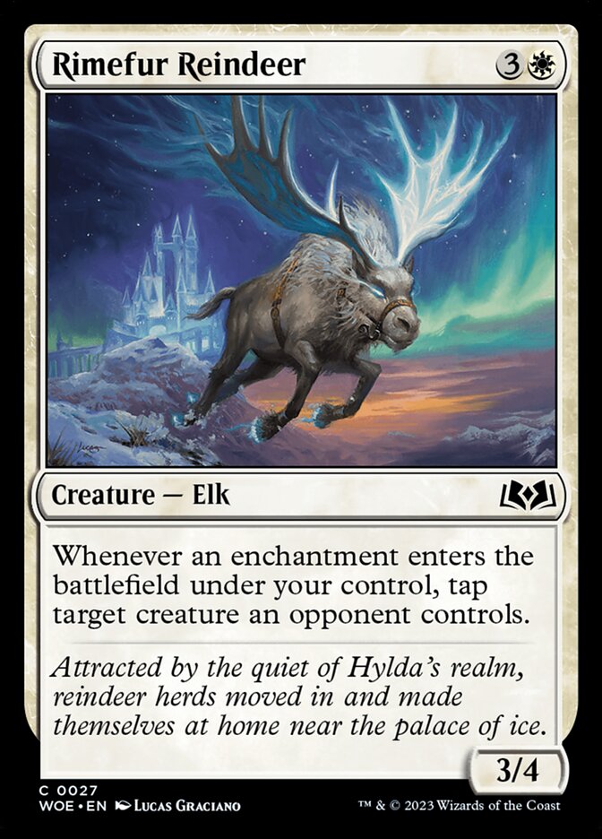 Rimefur Reindeer, Wilds of Eldraine · 0027