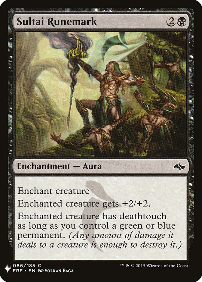 Sultai Runemark, The List · frf-86
