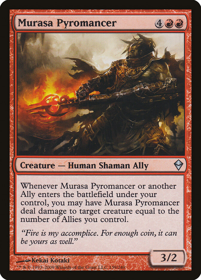 Murasa Pyromancer, Zendikar · 139/249
