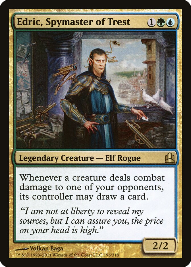 Edric, Spymaster of Trest, Commander 2011 · 196/318