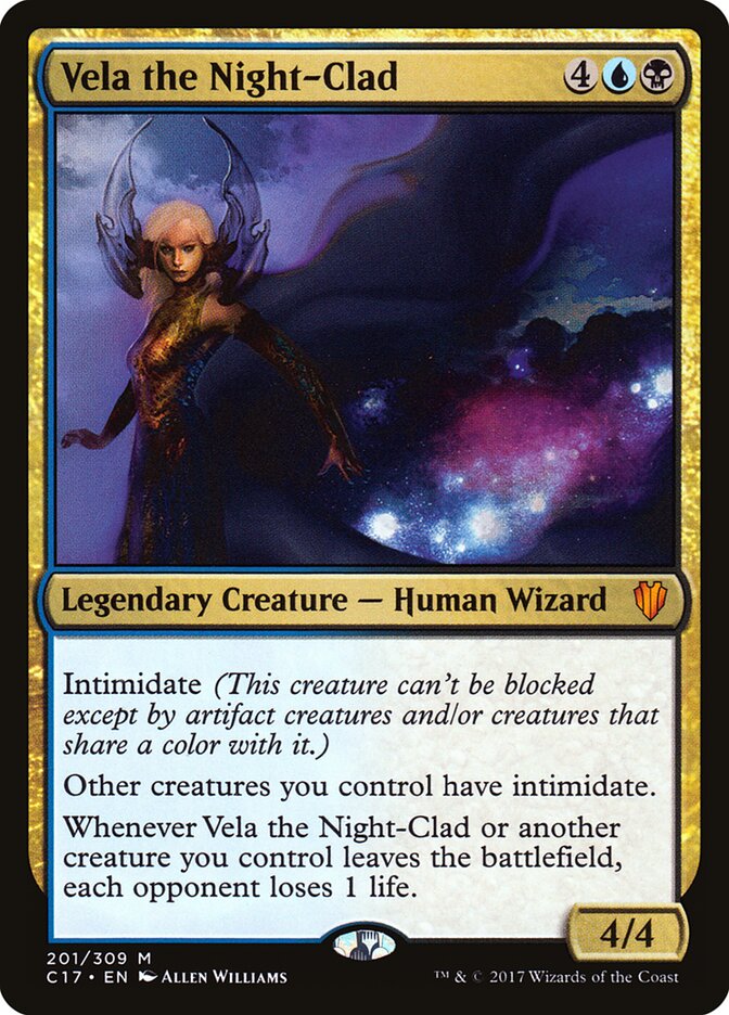 Vela the Night-Clad, Commander 2017 · 201/309